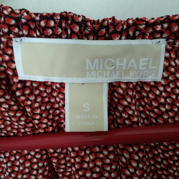 Michael Kors long sleeve tunic peasant top - Picture 5 of 7